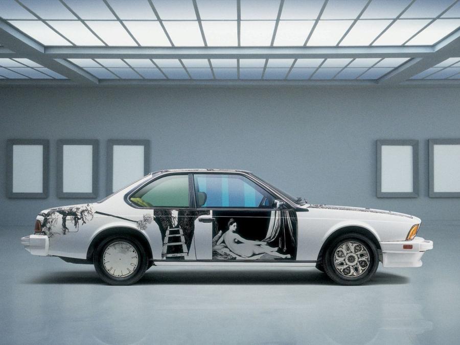  BMW 635 CSi Art Car by Robert Rauschenberg 1986 года  (фото 7 из 11)